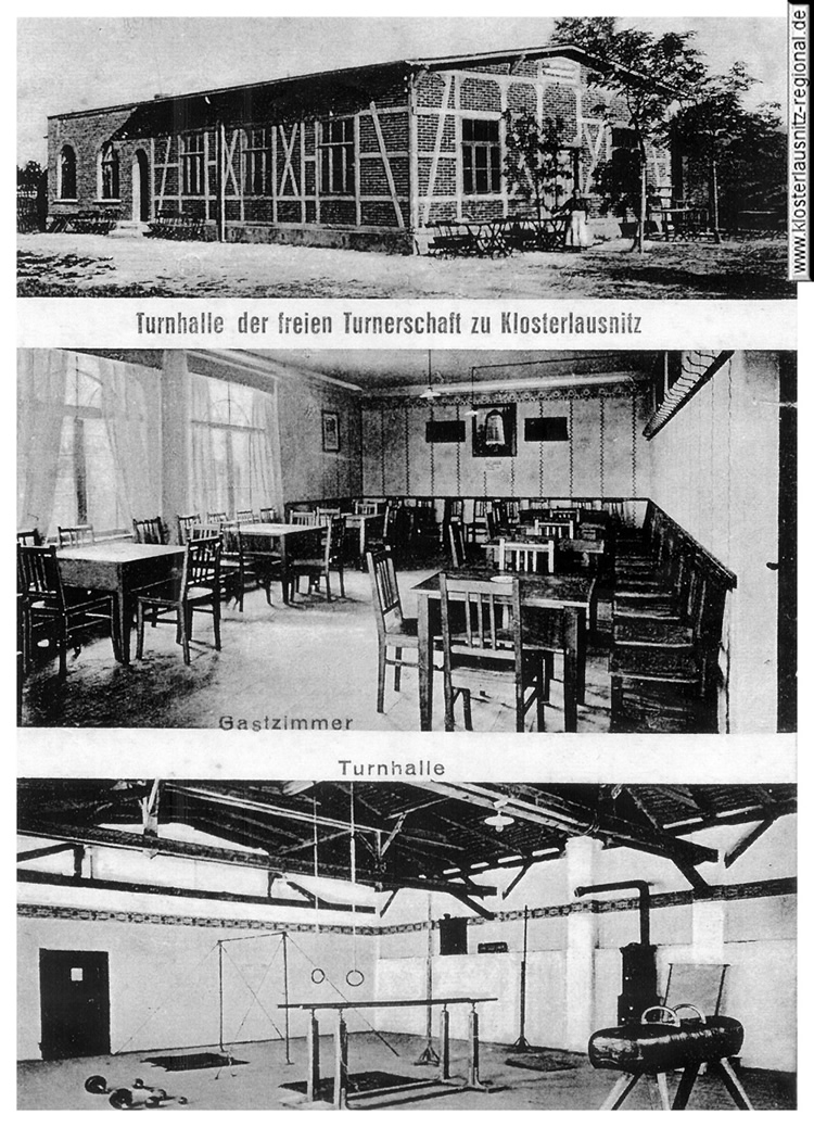 Turnhalle der "Freie Turnerschaft" Klosterlausnitz.